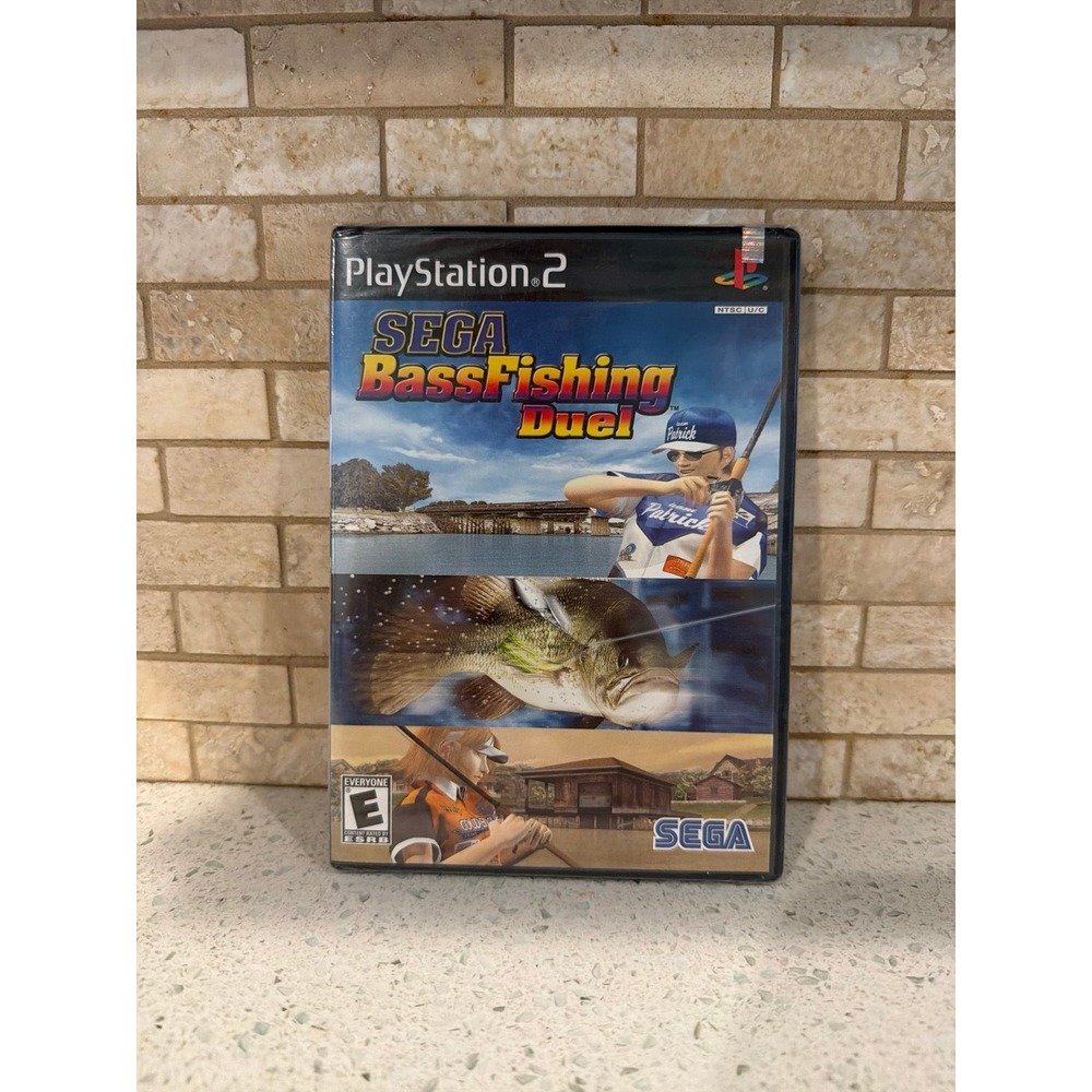 Sega Bass Fishing Duel for PlayStation 2 PS2 New Factory Sealed